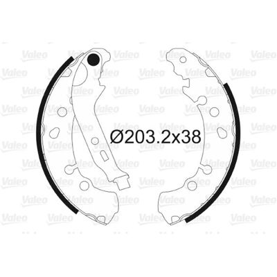 Valeo Bremsbacken Satz 203mm Passend Für Daihatsu Charade Toyota Yaris: Bremsbackensatz A.b.s.: 9241 Abakus: 23105047 Ackoja: A700290 Ap Xenergy: X505 Valeo Bremsbacken Satz 203mm Passend Für Daihatsu Charade Toyota Yaris: Bremsbackensatz A.b.s.: 9241 Abakus: 23105047 Ackoja: A700290 Ap Xenergy: X505