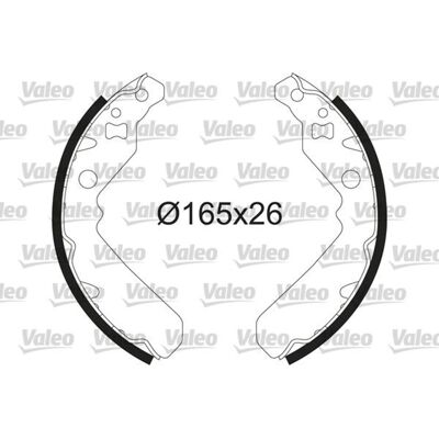Valeo Bremsbacken Satz 165mm Hinterachse Passend Für Daihatsu Cuore 564228: Bremsbackensatz A.b.s.: 9236 Ashika: 5506615 Ashika: 5506616 Ate: 03013704 Valeo Bremsbacken Satz 165mm Hinterachse Passend Für Daihatsu Cuore 564228: Bremsbackensatz A.b.s.: 9236 Ashika: 5506615 Ashika: 5506616 Ate: 03013704