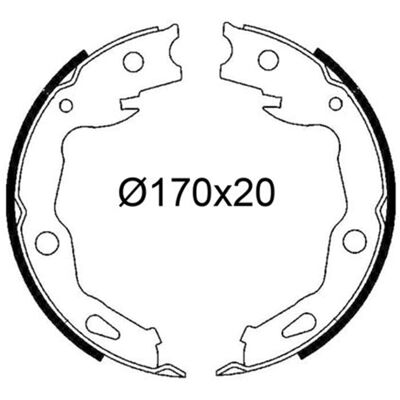 Valeo Bremsbacken Satz 170mm Hinten Passend Für Nissan X-trail Renault Koleos Tr: Bremsbackensatz Ashika: 55001001 Cifam: 153666 Delphi: Ls2186 Fremax Valeo Bremsbacken Satz 170mm Hinten Passend Für Nissan X-trail Renault Koleos Tr: Bremsbackensatz Ashika: 55001001 Cifam: 153666 Delphi: Ls2186 Fremax