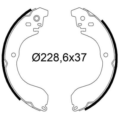 Valeo Bremsbacken 229mm Passend Für Chrysler Sebring Dodge Avenger Caliber Hyund: Bremsbackensatz A.b.s.: 9273 A.b.s.: 9347 Ashika: 5501141 Ashika: 55 Valeo Bremsbacken 229mm Passend Für Chrysler Sebring Dodge Avenger Caliber Hyund: Bremsbackensatz A.b.s.: 9273 A.b.s.: 9347 Ashika: 5501141 Ashika: 55