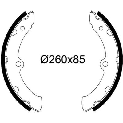 Valeo Bremsbacken Satz 260mm Passend Für Nissan Cabstar Toyota Dyna Liteace: Bremsbackensatz A.b.s.: 8636 Ashika: 5502255 Blue Print: Adt34158 Bogap: Valeo Bremsbacken Satz 260mm Passend Für Nissan Cabstar Toyota Dyna Liteace: Bremsbackensatz A.b.s.: 8636 Ashika: 5502255 Blue Print: Adt34158 Bogap: