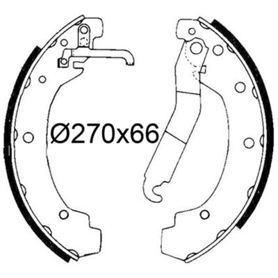 Valeo Bremsbacken-satz Trommelbremse Passend Für Vw Lt Transporter 564304: Valeo Bremsbacken-satz Trommelbremse Passend Für Vw Lt Transporter 564304: