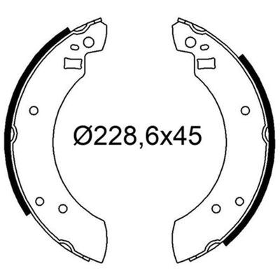Valeo Bremsbacken 229mm Passend Für Ford Capri Escort Triumph 1500 Dolomite Gt6: Bremsbackensatz A.b.s.: 8743 Brembo: S24502 Cifam: 153104 Delphi: Ls1 Valeo Bremsbacken 229mm Passend Für Ford Capri Escort Triumph 1500 Dolomite Gt6: Bremsbackensatz A.b.s.: 8743 Brembo: S24502 Cifam: 153104 Delphi: Ls1