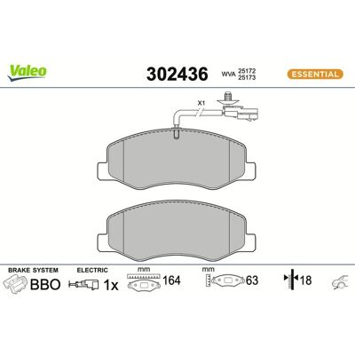 Valeo Bremsbeläge Satz Hinten Passend Für Ford C-max Nissan Interstar Nv400 Opel: Bremsbelagsatz, Scheibenbremse A.b.s.: 37846 Abakus: 23102116 Aisin: Valeo Bremsbeläge Satz Hinten Passend Für Ford C-max Nissan Interstar Nv400 Opel: Bremsbelagsatz, Scheibenbremse A.b.s.: 37846 Abakus: 23102116 Aisin: