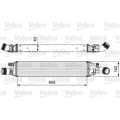 Valeo Intercooler für Audi Q3 - Luftgekühlt - 4,43kg Valeo Intercooler für Audi Q3 - Luftgekühlt - 4,43kg