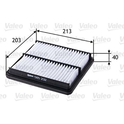 Valeo Luftfilter Filtereinsatz Passend Für Chevrolet Lanos Daewoo Lanos 585232: Luftfilter 1a First Automotive: A63383 Ackoja: A510036 Amc Filter: Da7 Valeo Luftfilter Filtereinsatz Passend Für Chevrolet Lanos Daewoo Lanos 585232: Luftfilter 1a First Automotive: A63383 Ackoja: A510036 Amc Filter: Da7
