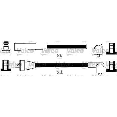 Valeo Zündkabel-Set für Mazda 929 MPV - Silikon-Widerstand - 7 Stück Valeo Zündkabel-Set für Mazda 929 MPV - Silikon-Widerstand - 7 Stück