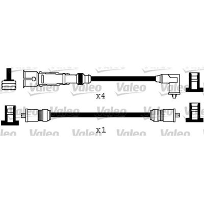 Valeo 5 Zündkabel Zündleitungssatz Passend Für Audi 100 80 Vw Golf Jetta Passat: Valeo 5 Zündkabel Zündleitungssatz Passend Für Audi 100 80 Vw Golf Jetta Passat: