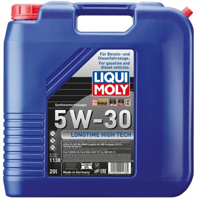 Liqui Moly Longtime Hochleistungs 5W-30 Motoröl - Motoröl Liqui Moly Longtime Hochleistungs 5W-30 Motoröl - Motoröl