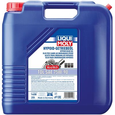 LIQUI MOLY Getriebeöl - Hypoid-Getriebeöl GL4/5 TDL 1408 - Universelles Getriebeöl LIQUI MOLY Getriebeöl - Hypoid-Getriebeöl GL4/5 TDL 1408 - Universelles Getriebeöl