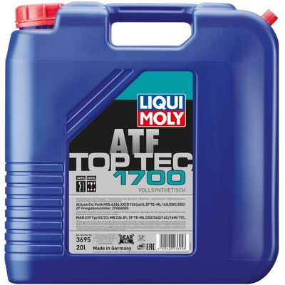 20l Liqui Moly Top Tec Atf 1700 Automatikgetriebeöl Passend Für Allison C4: 20l Liqui Moly Top Tec Atf 1700 Automatikgetriebeöl Passend Für Allison C4: