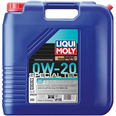 Liqui Moly - Special Tec V 0W-20 - 0W-20 - 20L - Motoröl Liqui Moly - Special Tec V 0W-20 - 0W-20 - 20L - Motoröl