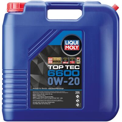 Liqui Moly Top Tec 6600 0W-20 Motoröl - Für BMW, Toyota, Opel, Mercedes-Benz, Mazda Liqui Moly Top Tec 6600 0W-20 Motoröl - Für BMW, Toyota, Opel, Mercedes-Benz, Mazda