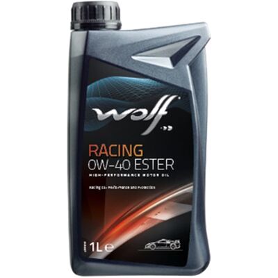 1l Flasche Wolf Racing 0w-40 Ester Motoröl 0w40 1050548: 1l Flasche Wolf Racing 0w-40 Ester Motoröl 0w40 1050548: