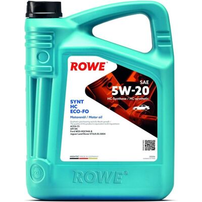 5l Rowe Hightec Synt Hc Eco-fo Sae 5w-20 (20206) Motoröl Passend Für Acea C5: 5l Rowe Hightec Synt Hc Eco-fo Sae 5w-20 (20206) Motoröl Passend Für Acea C5:
