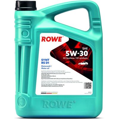 5l Rowe Hightec Synt Rs D1 Sae 5w-30 (20212) Motoröl Passend Für Api Sp Rc/sn: 5l Rowe Hightec Synt Rs D1 Sae 5w-30 (20212) Motoröl Passend Für Api Sp Rc/sn: