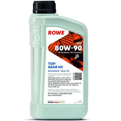 Rowe Hightec Topgear SAE 80W-90 HC - Getriebeöl Rowe Hightec Topgear SAE 80W-90 HC - Getriebeöl