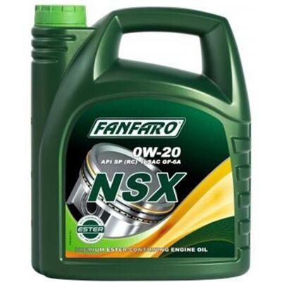 Fanfaro NSX 0W-20 Motoröl - Für Toyota, Lexus, Suzuki, Nissan, Mitsubishi Fanfaro NSX 0W-20 Motoröl - Für Toyota, Lexus, Suzuki, Nissan, Mitsubishi