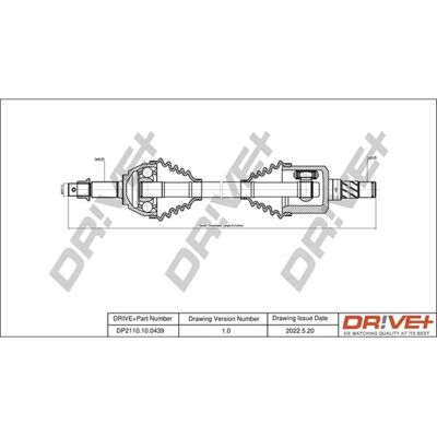 Dr!ve+ Antriebswelle 616mm Vorne Links Passend Für Nissan Qashqai Renault Koleos: Antriebswelle Abakus: 141005025 Bga: Ds6323l Bga: Ds6345l Blue Print Dr!ve+ Antriebswelle 616mm Vorne Links Passend Für Nissan Qashqai Renault Koleos: Antriebswelle Abakus: 141005025 Bga: Ds6323l Bga: Ds6345l Blue Print