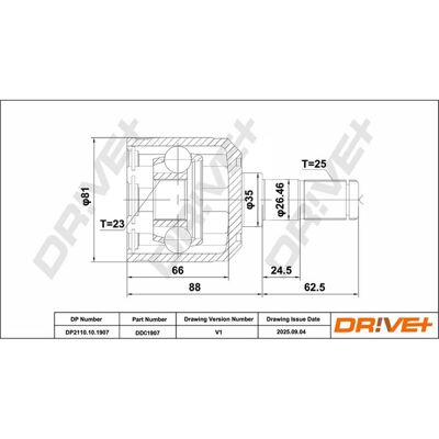 Dr!ve+ Antriebswellengelenk Satz Getriebeseitig Passend Für Hyundai Accent Coupe: Gelenksatz, Antriebswelle Ashika: 620hh03 Ashika: 620hh163 Bga: Cv27 Dr!ve+ Antriebswellengelenk Satz Getriebeseitig Passend Für Hyundai Accent Coupe: Gelenksatz, Antriebswelle Ashika: 620hh03 Ashika: 620hh163 Bga: Cv27