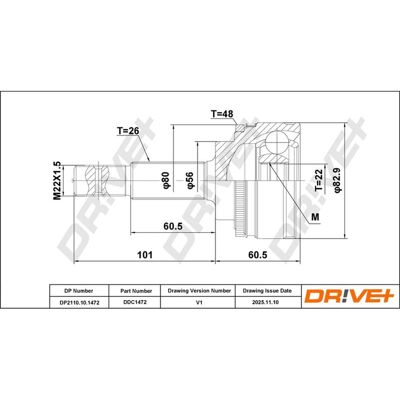 Dr!ve+ Antriebswellengelenk Satz Radseitig Passend Für Toyota Avensis Corolla: Gelenksatz, Antriebswelle Abakus: 14104136 Ashika: 6202230 Blue Print: Dr!ve+ Antriebswellengelenk Satz Radseitig Passend Für Toyota Avensis Corolla: Gelenksatz, Antriebswelle Abakus: 14104136 Ashika: 6202230 Blue Print: