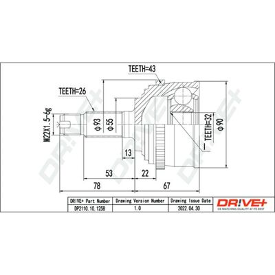 Dr!ve+ Antriebswellengelenk-satz Radseitig Passend Für Honda Civic Mg Zs Rover: Gelenksatz, Antriebswelle Ashika: 6204446 Bga: Cv7502a Car: Gav4870k C Dr!ve+ Antriebswellengelenk-satz Radseitig Passend Für Honda Civic Mg Zs Rover: Gelenksatz, Antriebswelle Ashika: 6204446 Bga: Cv7502a Car: Gav4870k C