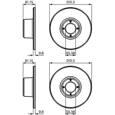 2x Bosch Bremsscheiben Ø213,3mm Vorne Passend Für Austin Mini Rover Mini: Bremsscheibe A.b.s.: 15630 Ashika: 6006699c Ate: 24011002391 Austin: Gbd9080 2x Bosch Bremsscheiben Ø213,3mm Vorne Passend Für Austin Mini Rover Mini: Bremsscheibe A.b.s.: 15630 Ashika: 6006699c Ate: 24011002391 Austin: Gbd9080