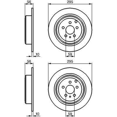 2x Bosch Bremsscheiben Ø295mm Hinten Passend Für Citroën Evasion Fiat Ulysse: Bremsscheibe A.b.s.: 16289 Aisin: Q6r1925s Ashika: 61000608c Ate: 240110 2x Bosch Bremsscheiben Ø295mm Hinten Passend Für Citroën Evasion Fiat Ulysse: Bremsscheibe A.b.s.: 16289 Aisin: Q6r1925s Ashika: 61000608c Ate: 240110