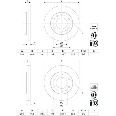 Bosch K6000611049 Bremsscheibe - Bremsscheiben Bosch K6000611049 Bremsscheibe - Bremsscheiben