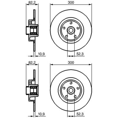 2x Bosch Bremsscheiben Ø300mm Hinten Passend Für Renault Vel: Bremsscheibe A.b.s.: 17451c A.b.s.: 17507 A.b.s.: 17507c Ashika: 61000702c Ate: 24011101 2x Bosch Bremsscheiben Ø300mm Hinten Passend Für Renault Vel: Bremsscheibe A.b.s.: 17451c A.b.s.: 17507 A.b.s.: 17507c Ashika: 61000702c Ate: 24011101