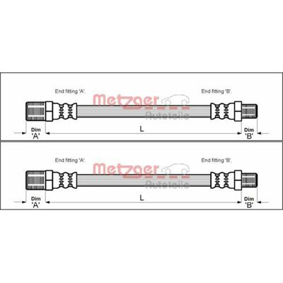 2x Metzger Bremsschläuche Vorne Beidseitig Passend Für Austin Mini Rover Mini: Bremsschlauch A.b.s.: Sl2199 Bosch: 1987476577 Brembo: T52057 Corteco: 2x Metzger Bremsschläuche Vorne Beidseitig Passend Für Austin Mini Rover Mini: Bremsschlauch A.b.s.: Sl2199 Bosch: 1987476577 Brembo: T52057 Corteco: