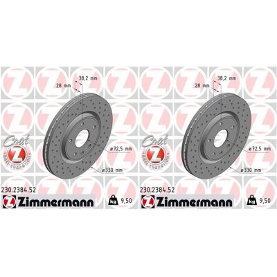 2x Zimmermann Sport Bremsscheiben 330mm Gelocht Vorne Passend Für Chrysler Grand: Bremsscheibe A.b.s.: 18405 Ap Xenergy: X602857 Ashika: 6009923c Blue 2x Zimmermann Sport Bremsscheiben 330mm Gelocht Vorne Passend Für Chrysler Grand: Bremsscheibe A.b.s.: 18405 Ap Xenergy: X602857 Ashika: 6009923c Blue