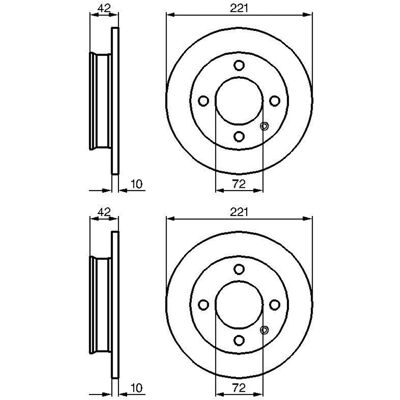 2x Bosch Bremsscheiben 221mm Voll Vorne Passend Für Ford Fiesta 0 986 478 068: Bremsscheibe A.b.s.: 15733 Ashika: 60000372c Ate: 24011001481 Bosch: 09 2x Bosch Bremsscheiben 221mm Voll Vorne Passend Für Ford Fiesta 0 986 478 068: Bremsscheibe A.b.s.: 15733 Ashika: 60000372c Ate: 24011001481 Bosch: 09