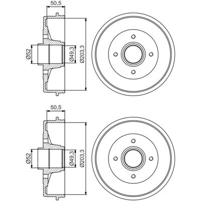 2x Bosch 203,3mm Bremstrommeln Hinten Passend Für Nissan Micra Note: Bremstrommel A.b.s.: 7150s Abakus: 23106009 Abakus: 231060092 Ap Xenergy: X654340 2x Bosch 203,3mm Bremstrommeln Hinten Passend Für Nissan Micra Note: Bremstrommel A.b.s.: 7150s Abakus: 23106009 Abakus: 231060092 Ap Xenergy: X654340