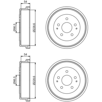 2x Bosch 228,6mm Bremstrommeln Hinten Passend Für Daihatsu Terios Links+rechts: Bremstrommel A.b.s.: 2666s Ashika: 5606606c Bosch: 0986477230 Brembo: 2x Bosch 228,6mm Bremstrommeln Hinten Passend Für Daihatsu Terios Links+rechts: Bremstrommel A.b.s.: 2666s Ashika: 5606606c Bosch: 0986477230 Brembo: