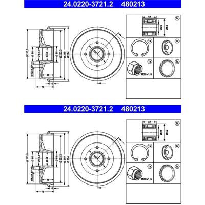 2x Ate 203,0mm Bremstrommeln Hinten Passend Für Dacia Logan Renault Clio Logan: Bremstrommel A.b.s.: 2698s A.b.s.: 2698sc Abakus: 23106011 Abakus: 231 2x Ate 203,0mm Bremstrommeln Hinten Passend Für Dacia Logan Renault Clio Logan: Bremstrommel A.b.s.: 2698s A.b.s.: 2698sc Abakus: 23106011 Abakus: 231