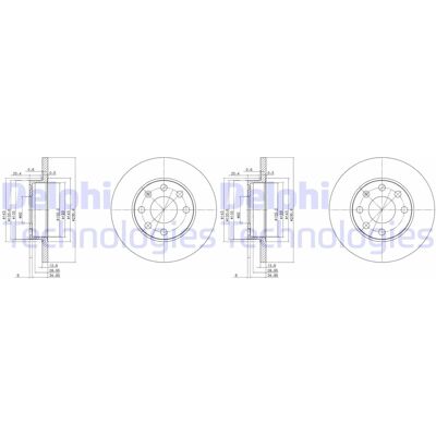 2x Delphi Bremsscheiben 236mm Voll Vorne Passend Für Chevrolet Corsa Opel: Bremsscheibe A.b.s.: 15747 A.b.s.: 15748 Abakus: 23103052 Abakus: 231030522 2x Delphi Bremsscheiben 236mm Voll Vorne Passend Für Chevrolet Corsa Opel: Bremsscheibe A.b.s.: 15747 A.b.s.: 15748 Abakus: 23103052 Abakus: 231030522