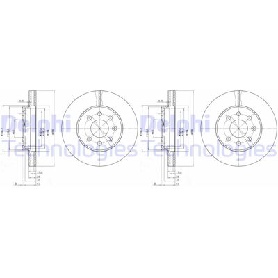 2x Delphi Bremsscheiben 257mm Belüftet Vorne Passend Für Chevrolet Lacetti: Bremsscheibe A.b.s.: 16927 A.b.s.: 17068 Ackoja: A5180002 Aisin: L6f581s A 2x Delphi Bremsscheiben 257mm Belüftet Vorne Passend Für Chevrolet Lacetti: Bremsscheibe A.b.s.: 16927 A.b.s.: 17068 Ackoja: A5180002 Aisin: L6f581s A