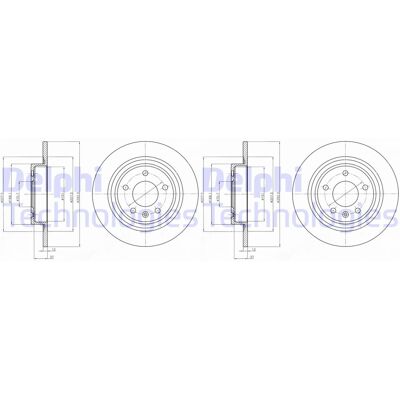 2x Delphi Bremsscheiben 292mm Voll Hinten Passend Für Chevrolet Cruze Orlando: Bremsscheibe A.b.s.: 18033 Abakus: 23104096 Abakus: 231040962 Aisin: Q6 2x Delphi Bremsscheiben 292mm Voll Hinten Passend Für Chevrolet Cruze Orlando: Bremsscheibe A.b.s.: 18033 Abakus: 23104096 Abakus: 231040962 Aisin: Q6