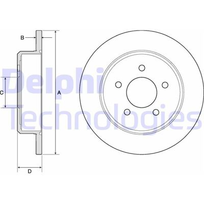 2x Delphi Bremsscheiben Hinten 290mm Voll Passend Für Chrysler Grand Voyager: Bremsscheibe A.b.s.: 17034 Aisin: P6r1566s Ashika: 6109993c Ate: 2401130 2x Delphi Bremsscheiben Hinten 290mm Voll Passend Für Chrysler Grand Voyager: Bremsscheibe A.b.s.: 17034 Aisin: P6r1566s Ashika: 6109993c Ate: 2401130