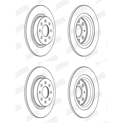 2x Jurid Bremsscheiben Hinten 264mm Voll Passend Für Abarth Grande Punto Fiat: Bremsscheibe A.b.s.: 17712 A.b.s.: 18292 Abakus: 23104255 Abarth: 50902 2x Jurid Bremsscheiben Hinten 264mm Voll Passend Für Abarth Grande Punto Fiat: Bremsscheibe A.b.s.: 17712 A.b.s.: 18292 Abakus: 23104255 Abarth: 50902