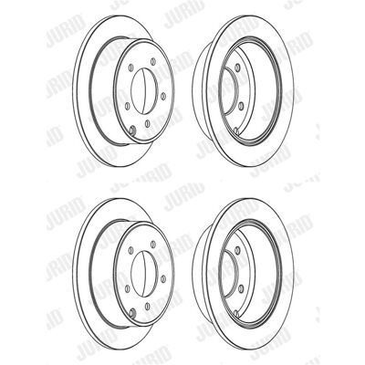 2x Jurid Bremsscheiben Hinten 262mm Voll Passend Für Chrysler Sebring Dodge: Bremsscheibe A.b.s.: 17882 Abakus: 23104150 Abakus: 231041502 Aisin: P6r1 2x Jurid Bremsscheiben Hinten 262mm Voll Passend Für Chrysler Sebring Dodge: Bremsscheibe A.b.s.: 17882 Abakus: 23104150 Abakus: 231041502 Aisin: P6r1