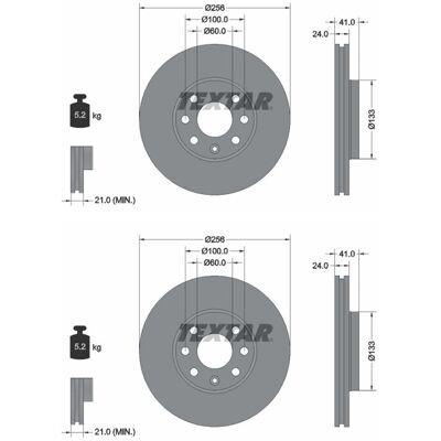 2x Textar Bremsscheiben Vorne 256mm Innenbelüftet Passend Für Chevrolet Corsa: Bremsscheibe A.b.s.: 16952 Abakus: 23103021 Abakus: 231030212 Aic: 5362 2x Textar Bremsscheiben Vorne 256mm Innenbelüftet Passend Für Chevrolet Corsa: Bremsscheibe A.b.s.: 16952 Abakus: 23103021 Abakus: 231030212 Aic: 5362