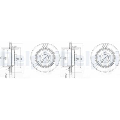 2x Delphi Bremsscheiben 300mm Belüftet Hinten Passend Für Chrysler Crossfire: Bremsscheibe A.b.s.: 17113 A.b.s.: 17401 Aic: 51328 Aisin: U6r1833s Ashi 2x Delphi Bremsscheiben 300mm Belüftet Hinten Passend Für Chrysler Crossfire: Bremsscheibe A.b.s.: 17113 A.b.s.: 17401 Aic: 51328 Aisin: U6r1833s Ashi