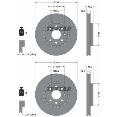 2x Textar Bremsscheiben 256mm Außenbelüftet Vorne Passend Für Chevrolet Aveo: Bremsscheibe A.b.s.: 18878 Ashika: 600ww27c Blue Print: Adbp430011 Bremb 2x Textar Bremsscheiben 256mm Außenbelüftet Vorne Passend Für Chevrolet Aveo: Bremsscheibe A.b.s.: 18878 Ashika: 600ww27c Blue Print: Adbp430011 Bremb