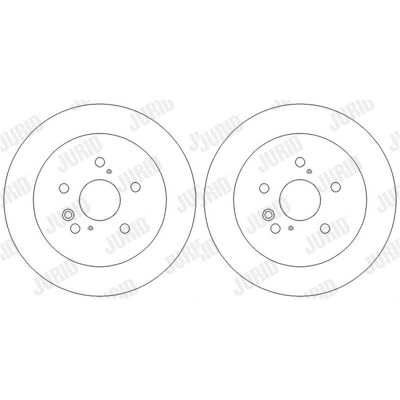 2x Jurid Bremsscheiben 291mm Voll Hinten Passend Für Toyota Avensis Previa: Bremsscheibe A.b.s.: 17171 Aisin: A6r2025s Ashika: 6102258c Ate: 240112016 2x Jurid Bremsscheiben 291mm Voll Hinten Passend Für Toyota Avensis Previa: Bremsscheibe A.b.s.: 17171 Aisin: A6r2025s Ashika: 6102258c Ate: 240112016