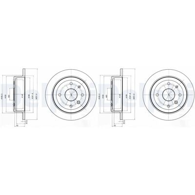2x Delphi Bremsscheiben 258mm Voll Hinten Passend Für Chevrolet Evanda Daewoo: Bremsscheibe A.b.s.: 17685 Ashika: 610ww02c Bosch: 0986479t52 Brembo: 0 2x Delphi Bremsscheiben 258mm Voll Hinten Passend Für Chevrolet Evanda Daewoo: Bremsscheibe A.b.s.: 17685 Ashika: 610ww02c Bosch: 0986479t52 Brembo: 0