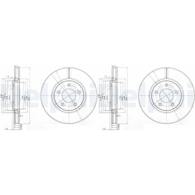 2x Delphi Bremsscheiben 301mm Belüftet Vorne Passend Für Chrysler Grand Voyager: Bremsscheibe A.b.s.: 17354 Aisin: P6f1567s Ap Xenergy: X602532 Ashika 2x Delphi Bremsscheiben 301mm Belüftet Vorne Passend Für Chrysler Grand Voyager: Bremsscheibe A.b.s.: 17354 Aisin: P6f1567s Ap Xenergy: X602532 Ashika