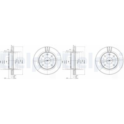 2x Delphi Bremsscheiben 256mm Belüftet Vorne Passend Für Chevrolet Evanda: Bremsscheibe A.b.s.: 17414 Abakus: 23103141 Abakus: 231031412 Aisin: L6f156 2x Delphi Bremsscheiben 256mm Belüftet Vorne Passend Für Chevrolet Evanda: Bremsscheibe A.b.s.: 17414 Abakus: 23103141 Abakus: 231031412 Aisin: L6f156