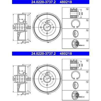 2x Ate Bremstrommeln 203,0mm Hinten Passend Für Dacia Logan Renault Clio Logan: Bremstrommel A.b.s.: 2854s A.b.s.: 2881sc Ashika: 5600007c Ashika: 560 2x Ate Bremstrommeln 203,0mm Hinten Passend Für Dacia Logan Renault Clio Logan: Bremstrommel A.b.s.: 2854s A.b.s.: 2881sc Ashika: 5600007c Ashika: 560